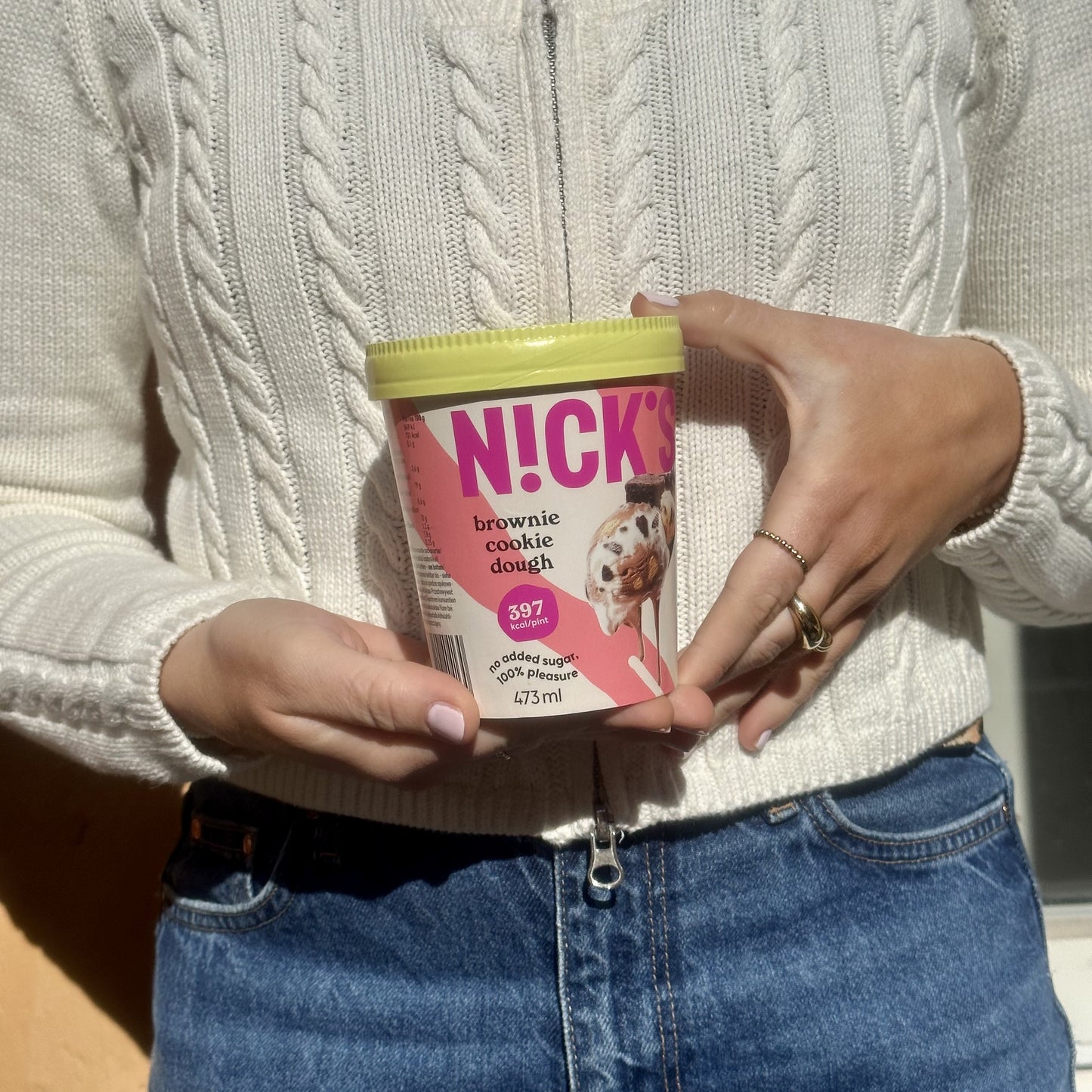 NICK'S Brownie Cookie Dough 473ml