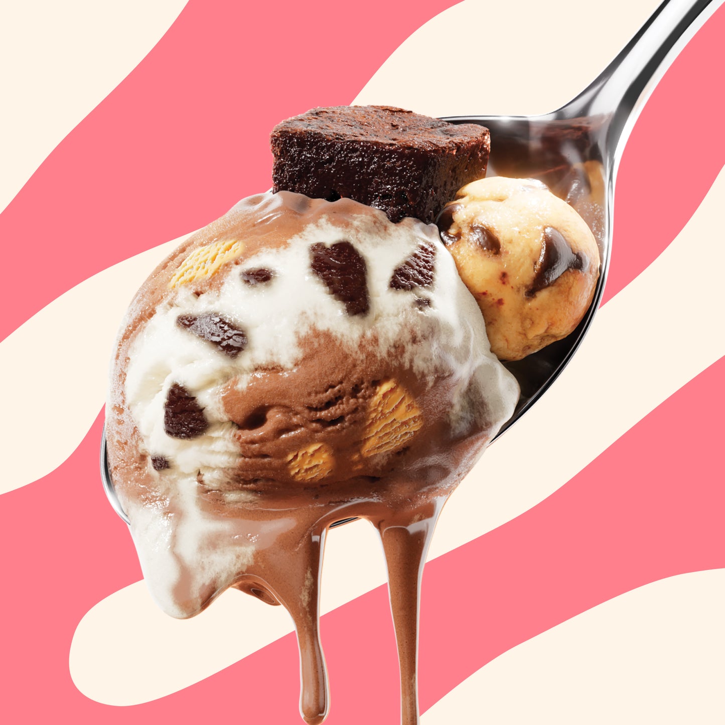 NICK'S Brownie Cookie Dough 473ml