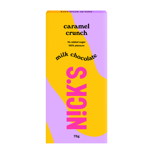 NICK'S Caramel Crunch Milk Chocolate 75g