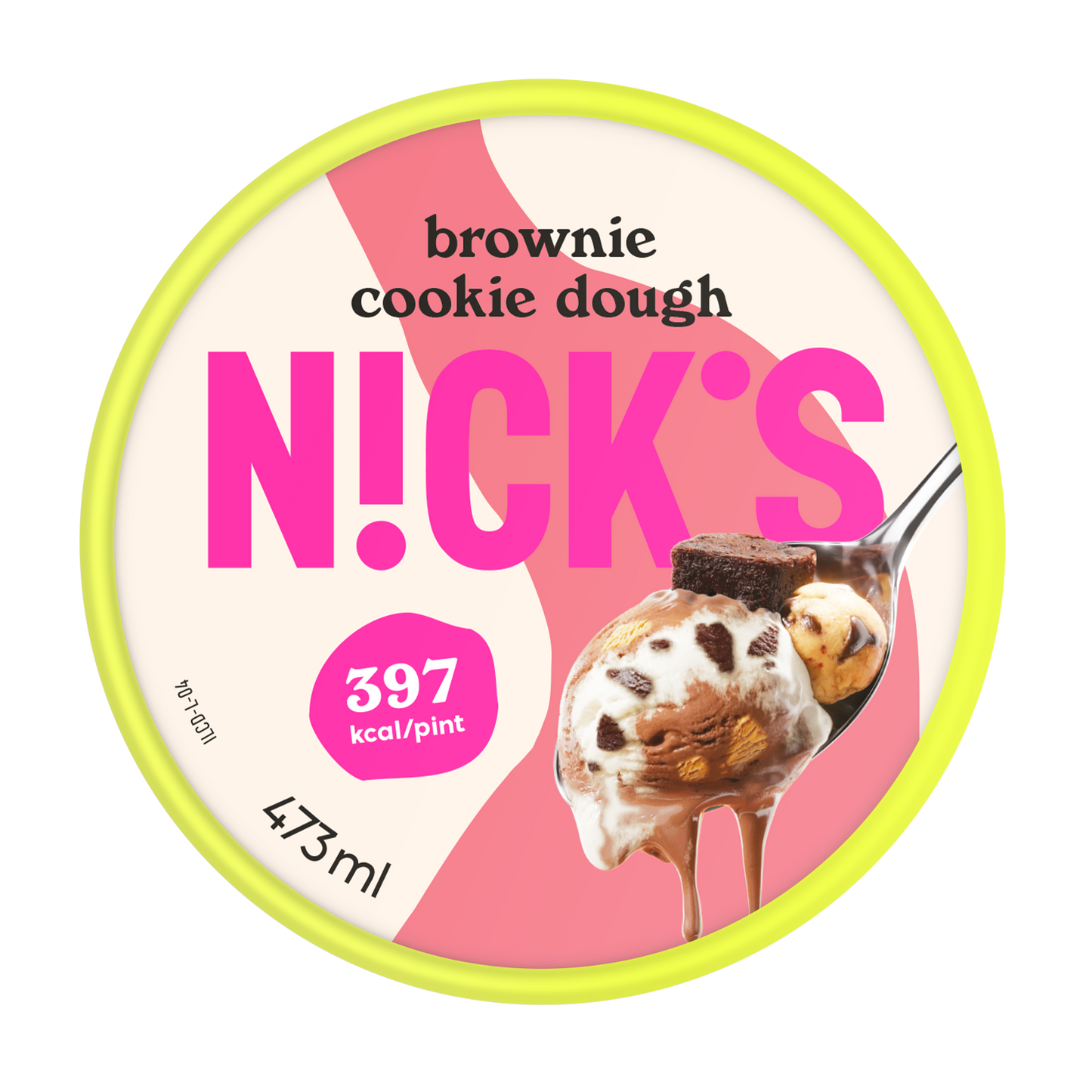 NICK'S Brownie Cookie Dough 473ml