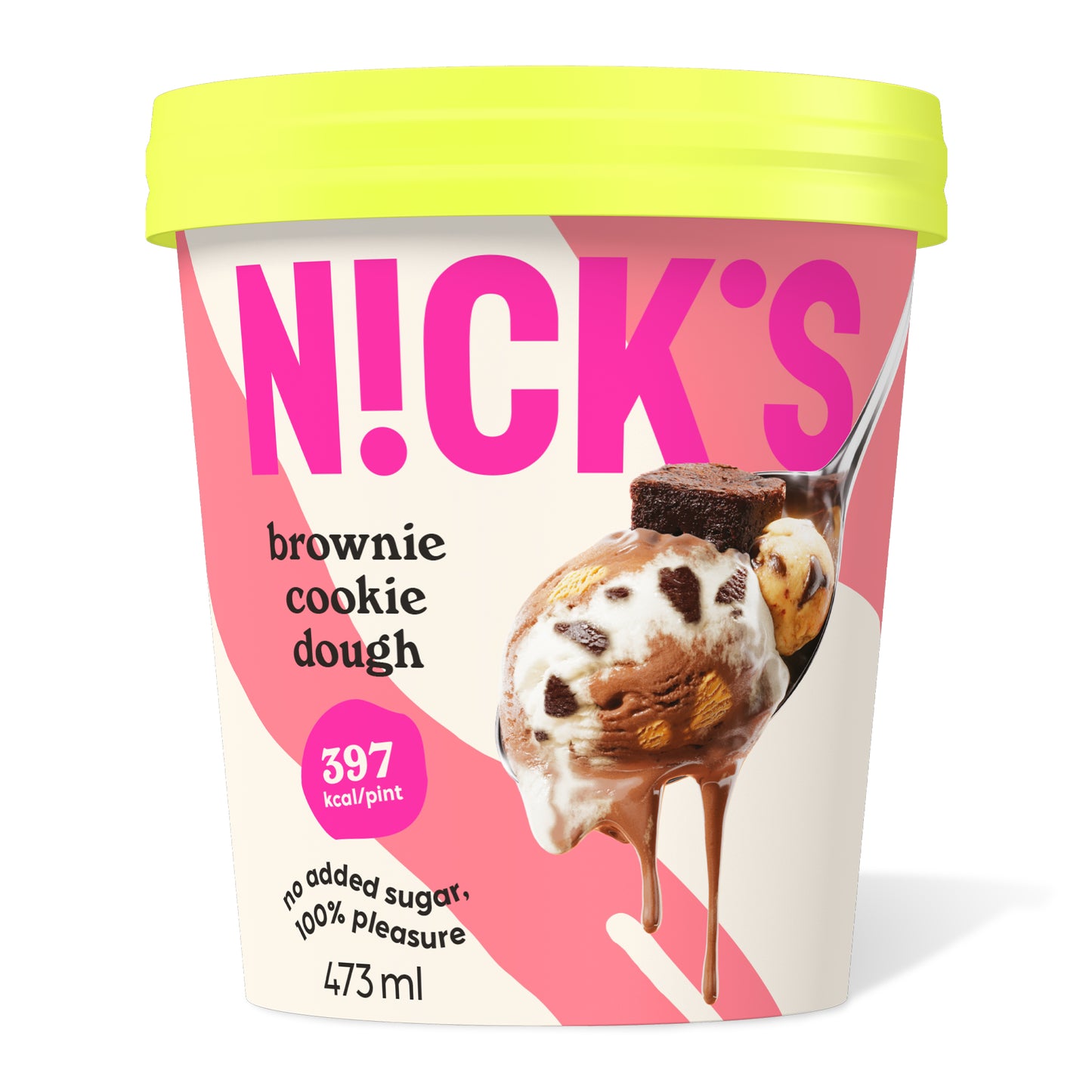 NICK'S Brownie Cookie Dough 473ml