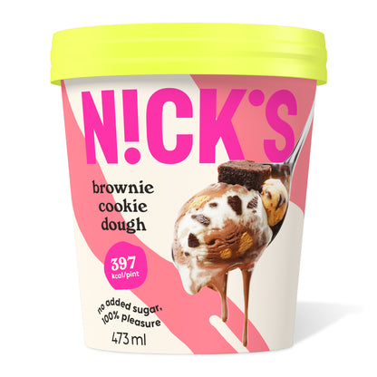 NICK'S Brownie Cookie Dough 473ml