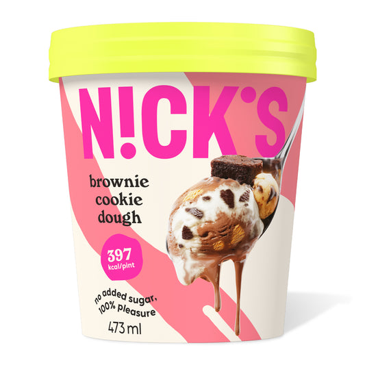 NICK'S Brownie Cookie Dough 473ml