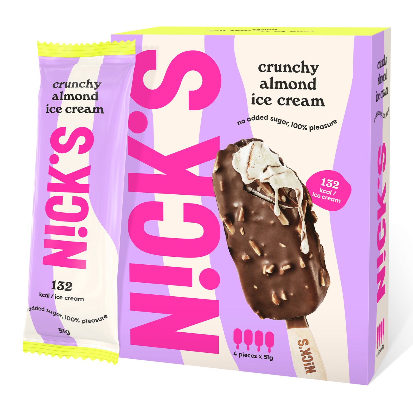 NICK'S Crunchy Almond 90ml