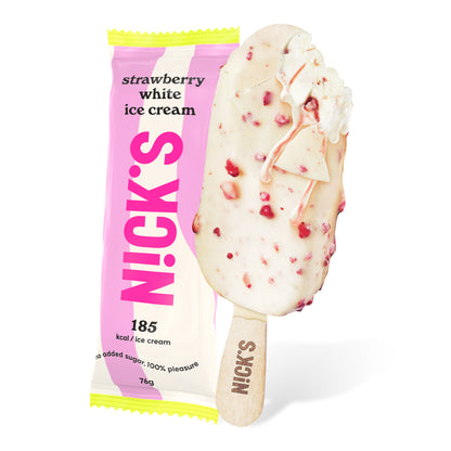 NICK'S Strawberry White 90ml