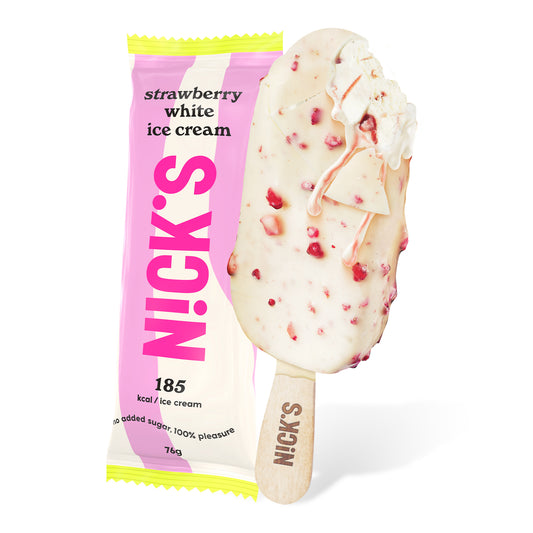 NICK'S Strawberry White 90ml