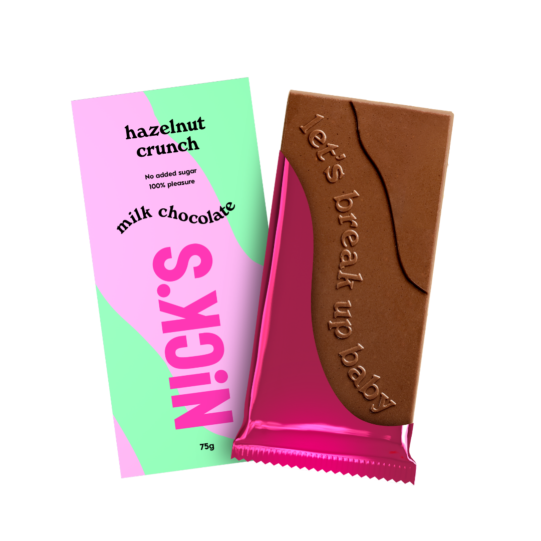 NICK'S Hazelnut Crunch Milk Chocolate 75g