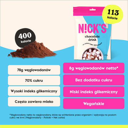 NICK'S Chocolate Drink 250g