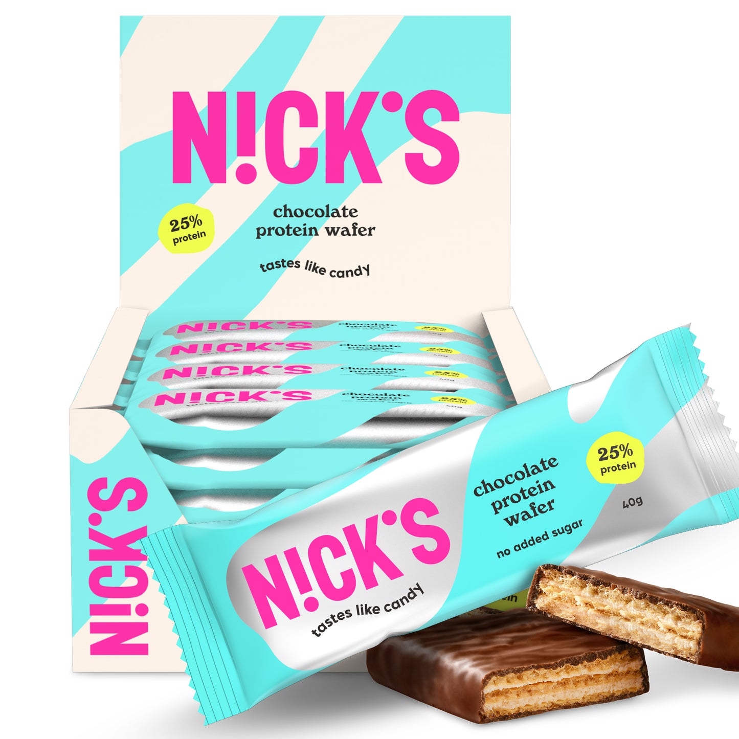 NICK'S Chocolate Protein Wafer 40g