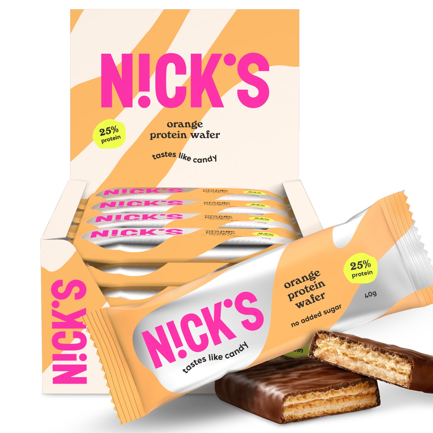NICK'S Orange Protein Wafer 40g