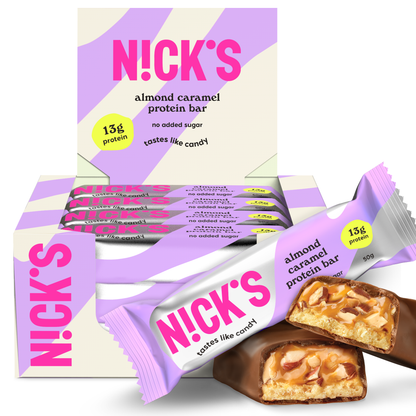 NICK'S Almond Caramel Protein Bar 50g