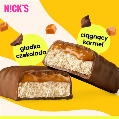 NICK'S Caramel Chocolate Protein Bar 50g