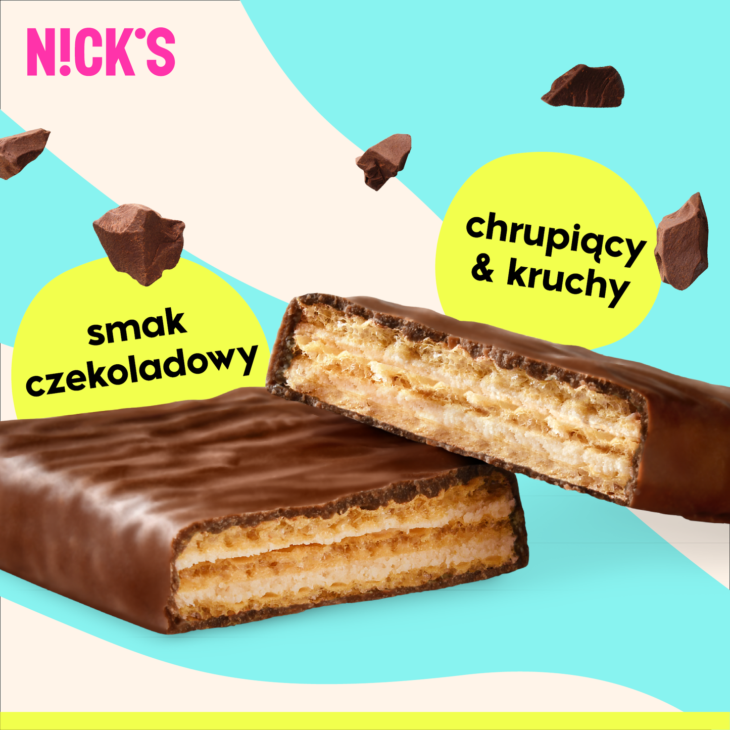 NICK'S Chocolate Protein Wafer 40g
