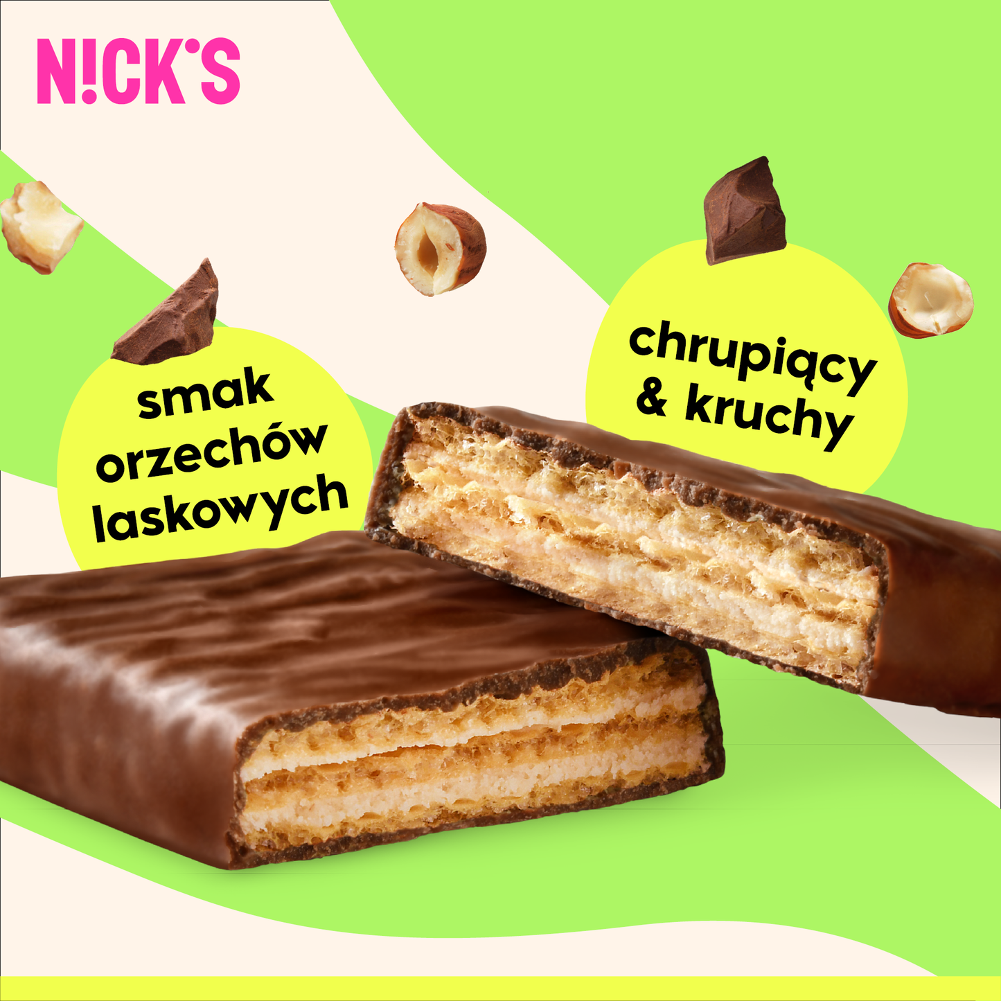 NICK'S Hazelnut Protein Wafer 40g