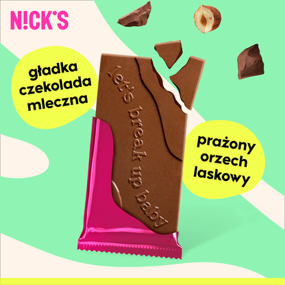 NICK'S Hazelnut Crunch Milk Chocolate 75g