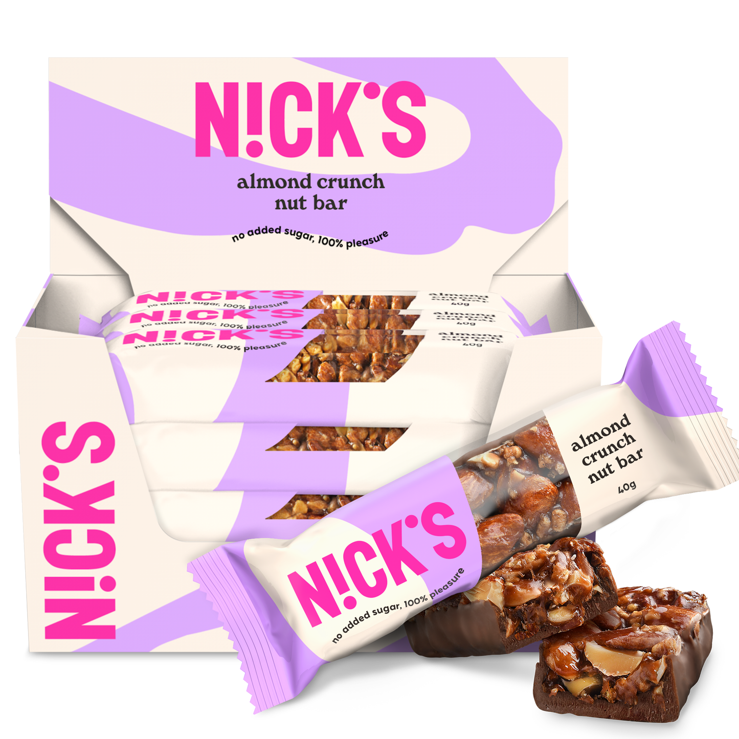 NICK'S Almond Nut Bar 40g