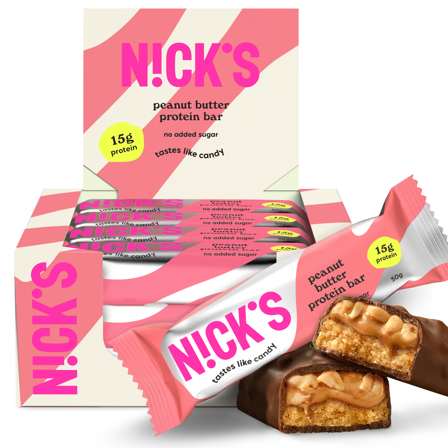 NICK'S Peanut Butter Protein Bar 50g