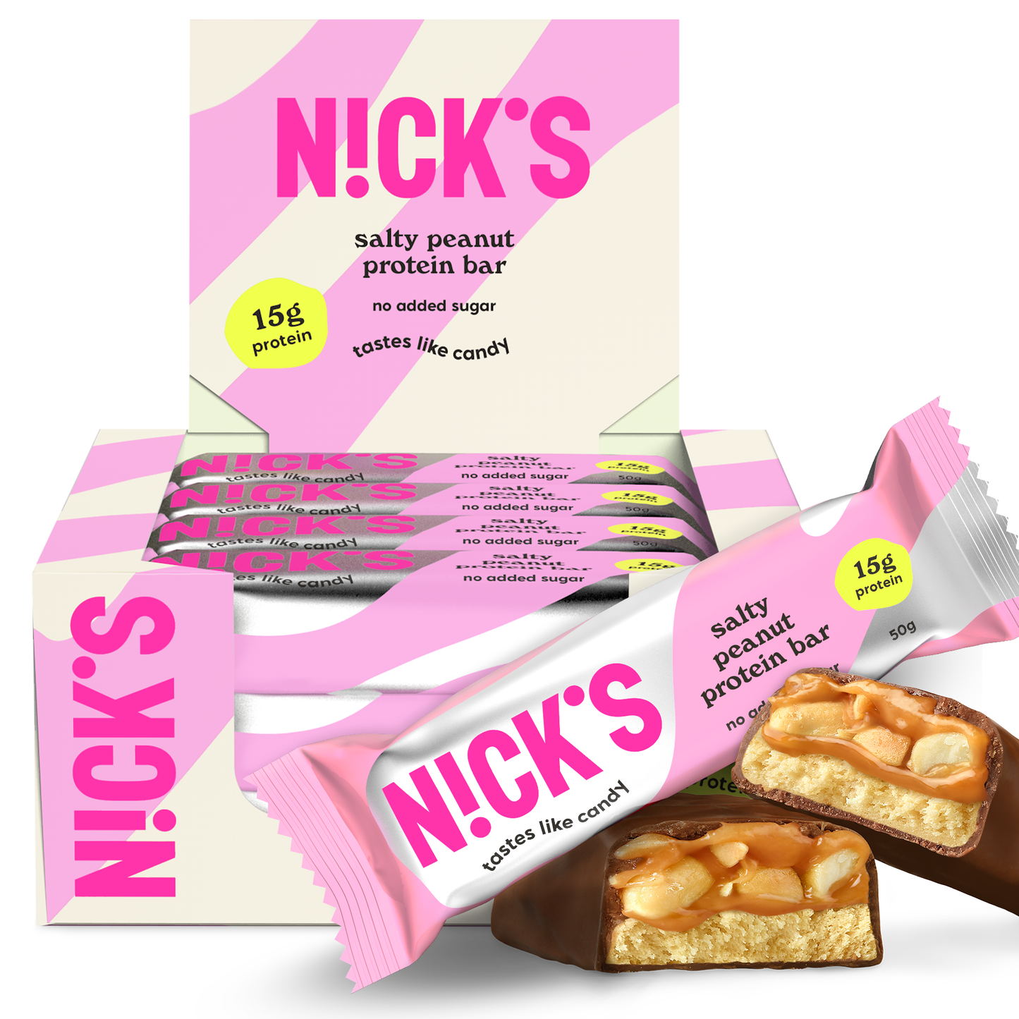 NICK'S Salty Peanut Protein Bar 50g