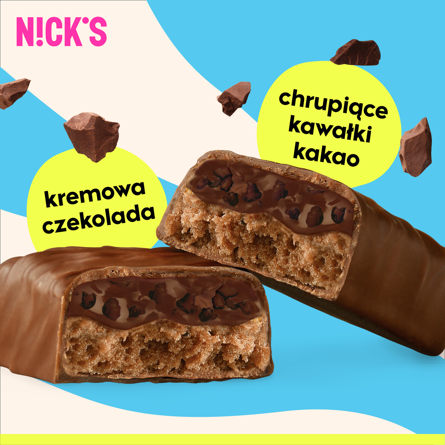 NICK'S Triple Chocolate Protein Bar 50g
