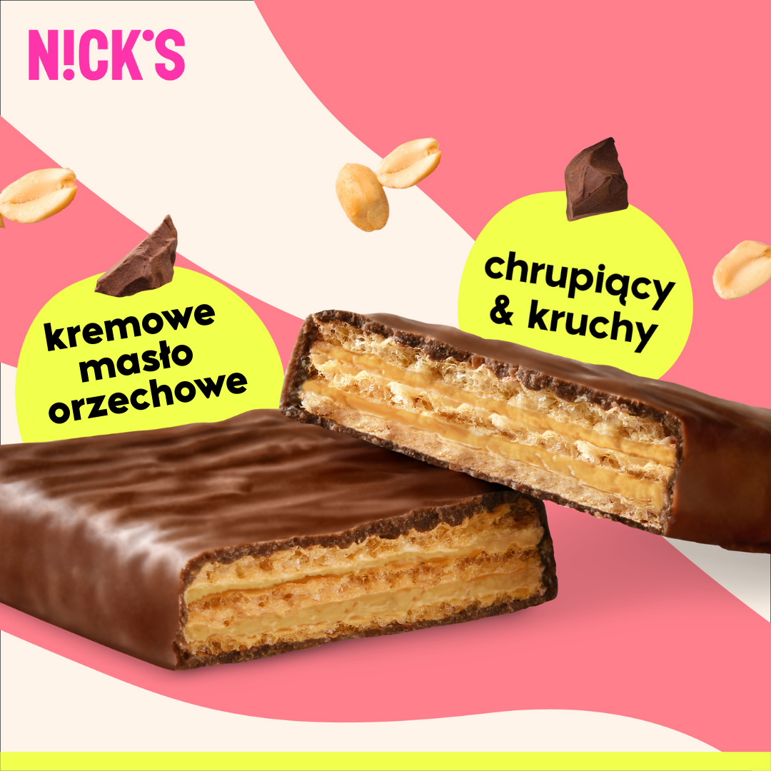 NICK'S Peanut Butter Protein Wafer 40g