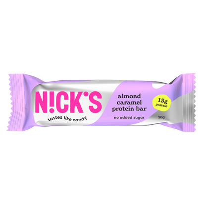 NICK'S Almond Caramel Protein Bar 50g