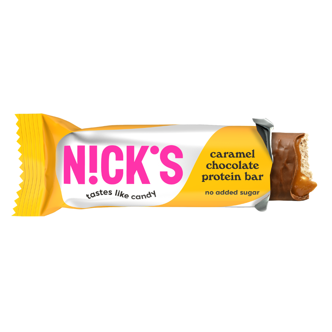 NICK'S Caramel Chocolate Protein Bar 50g