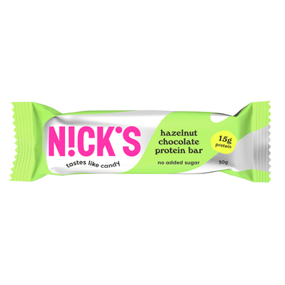 NICK'S Hazelnut Chocolate Protein Bar 50g