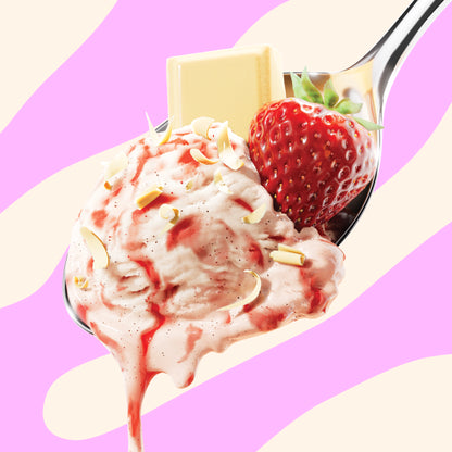 NICK'S Strawberry White Chocolate 473ml